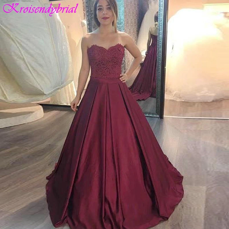 

SQM032 Custom Made Beautiful A Line Evening Dresses Vintage Dresses Prom Robe De Soiree longue 2019 China Alibaba Sweetheart