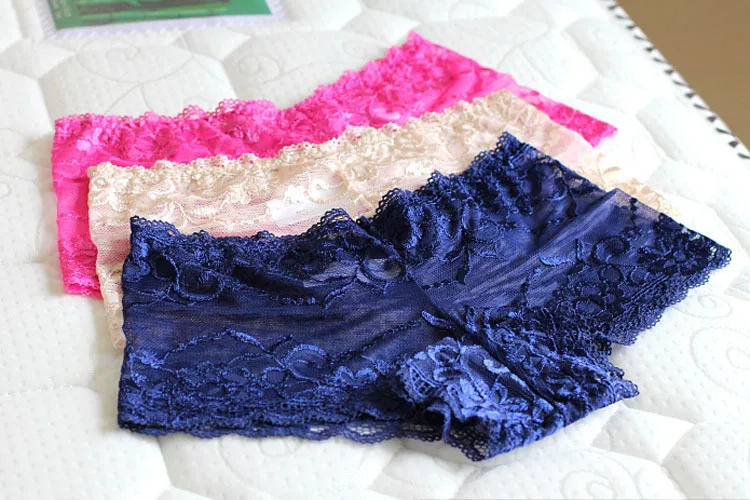 Underwear Women Stretch Panties Sexy Lace Lingerie Seamless Boyshorts Plus Size S M L XL 2XL 3XL 4XL high waisted brazilian knickers