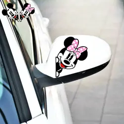 Volkrays автомобильные аксессуары мультфильм Микки Маус наклейка с Минни Декоративные наклейки для Смарт мини Mazda Renault, Hyundai CHEVROLET KIA