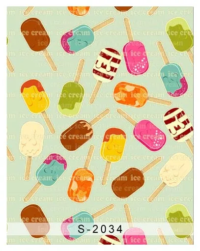 

8 ft Vinyl print cloth colorful ice cream photography backdrops for newborn kids photo studio portrait background props S-2034
