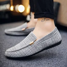 New Brand Men Canvas Shoes Loafers Men Casual Shoes Summer Breathable Lightweight Men Flats Slip on Men Loafers Driving Shoes New Brand Men Canvas Shoes Loafers Men Casual Shoes Summer Breathable Lightweight Men Flats Slip on Men Loafers Driving Shoes