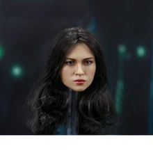 1:6 Scale Female Head Sculpt Michelle Furious Lady for 12 Inches Woman Figures Bodies Dolls