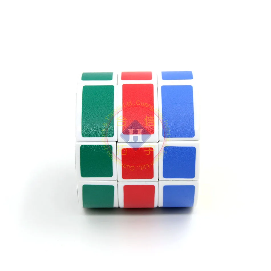 3x3x3 New Magic Cylinder Magic Cube Puzzle Scrub sticker Toy Cube kids gift toys 6.7CM*5.7CM