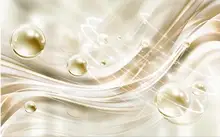 Golden silk glitter water wafer ball 3d stereo TV background wall modern living room wallpapers Golden silk glitter water wafer ball 3d stereo TV background wall modern living room wallpapers