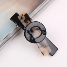 Заколки из ацетата для женщин аксессуары для волос ацетат Тиара для волос с зажимом заколки для девочек заколки для волос ювелирные изделия французский Хай заколки краб