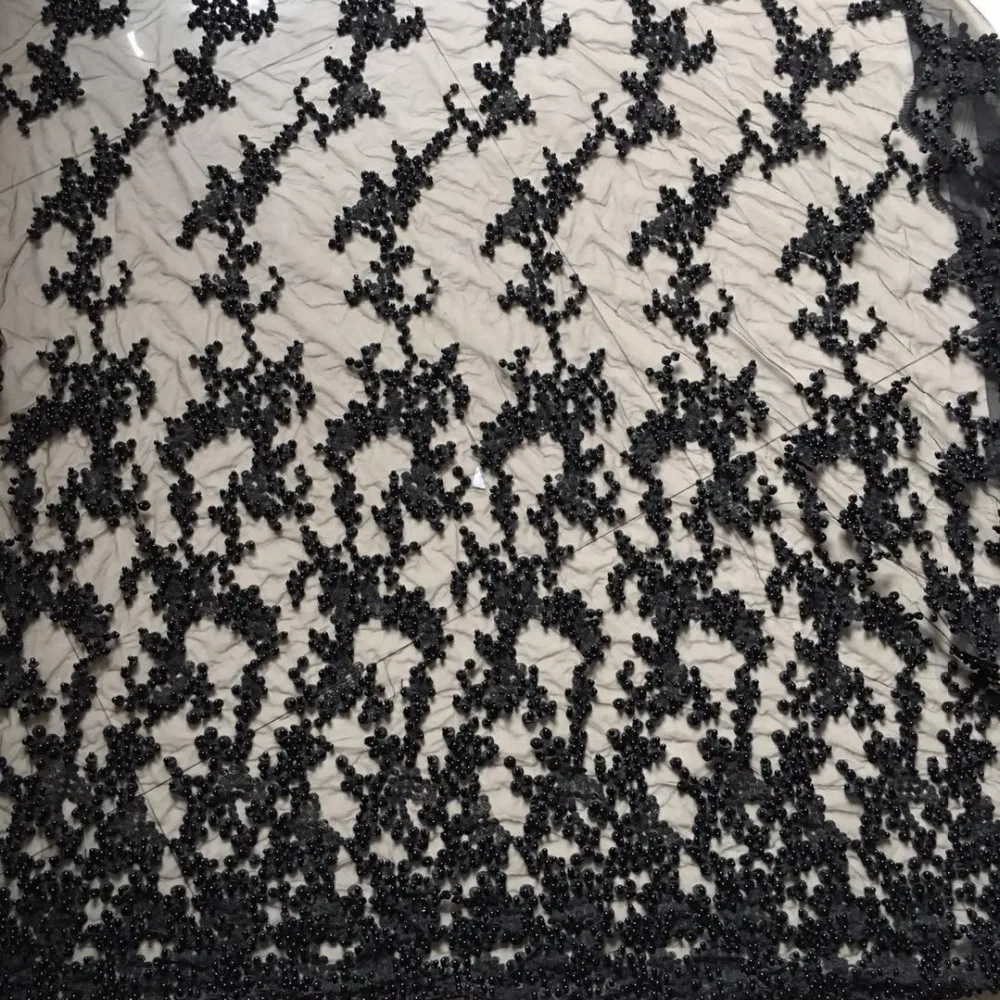 1 ярд тяжелая искусственная ткань 8 цветов Тюль с вышивкой кружевная для