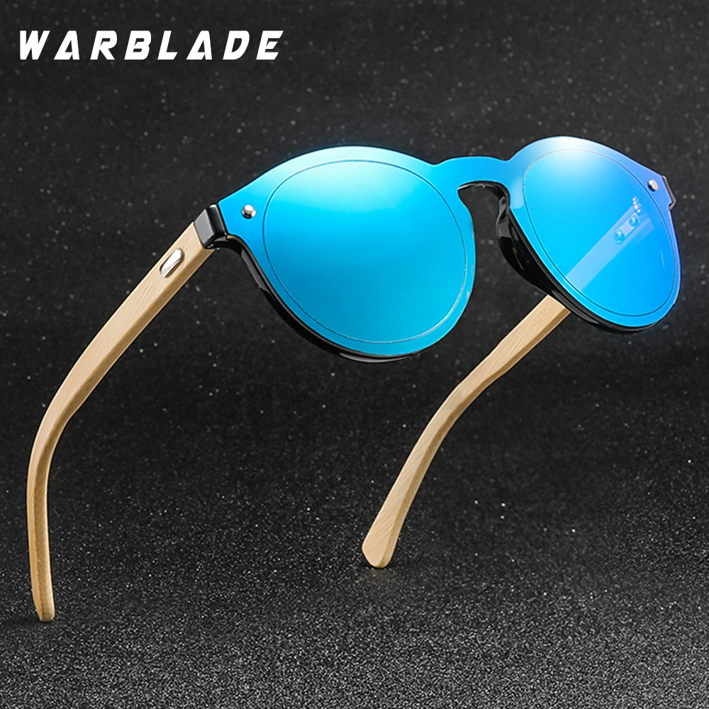 

Солнцезащитные очки WarBLade в винтажном стиле для мужчин и женщин, Брендовые очки без оправы с плоскими линзами с деревянной квадратной оправой, 2018