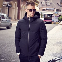 Enjeolon, брендовая Зимняя Толстая куртка с капюшоном, мужской светильник, парка, пальто, мужские толстовки, парка, пальто, 3XL, парка YR917
