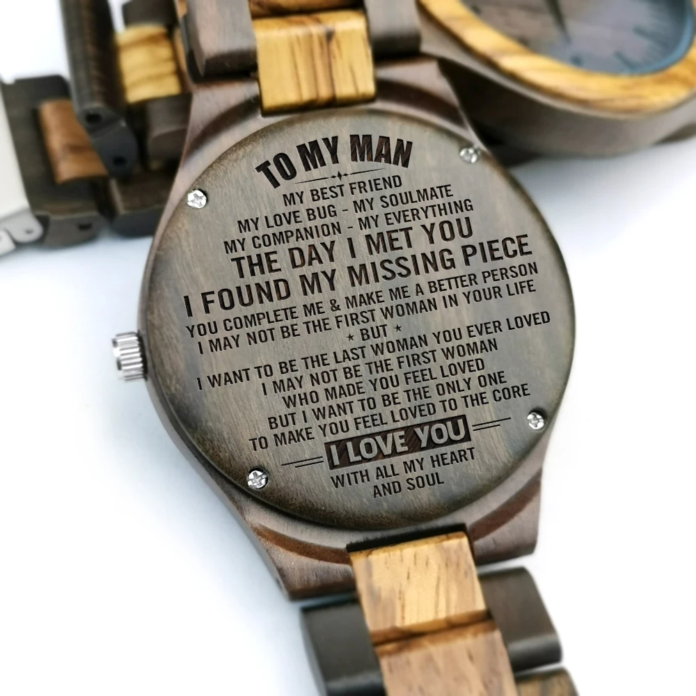 Para O Meu Homem-Personalizado Relógio-Mens Watch Presente