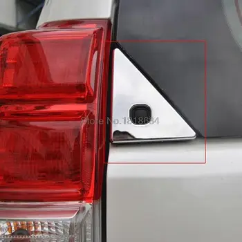 

For Toyota Land Cruiser Prado FJ150 2014 2015 ABS Chrome Plated Rear Window Glass Protector Cover Moulding Frame Trims 7pcs/set
