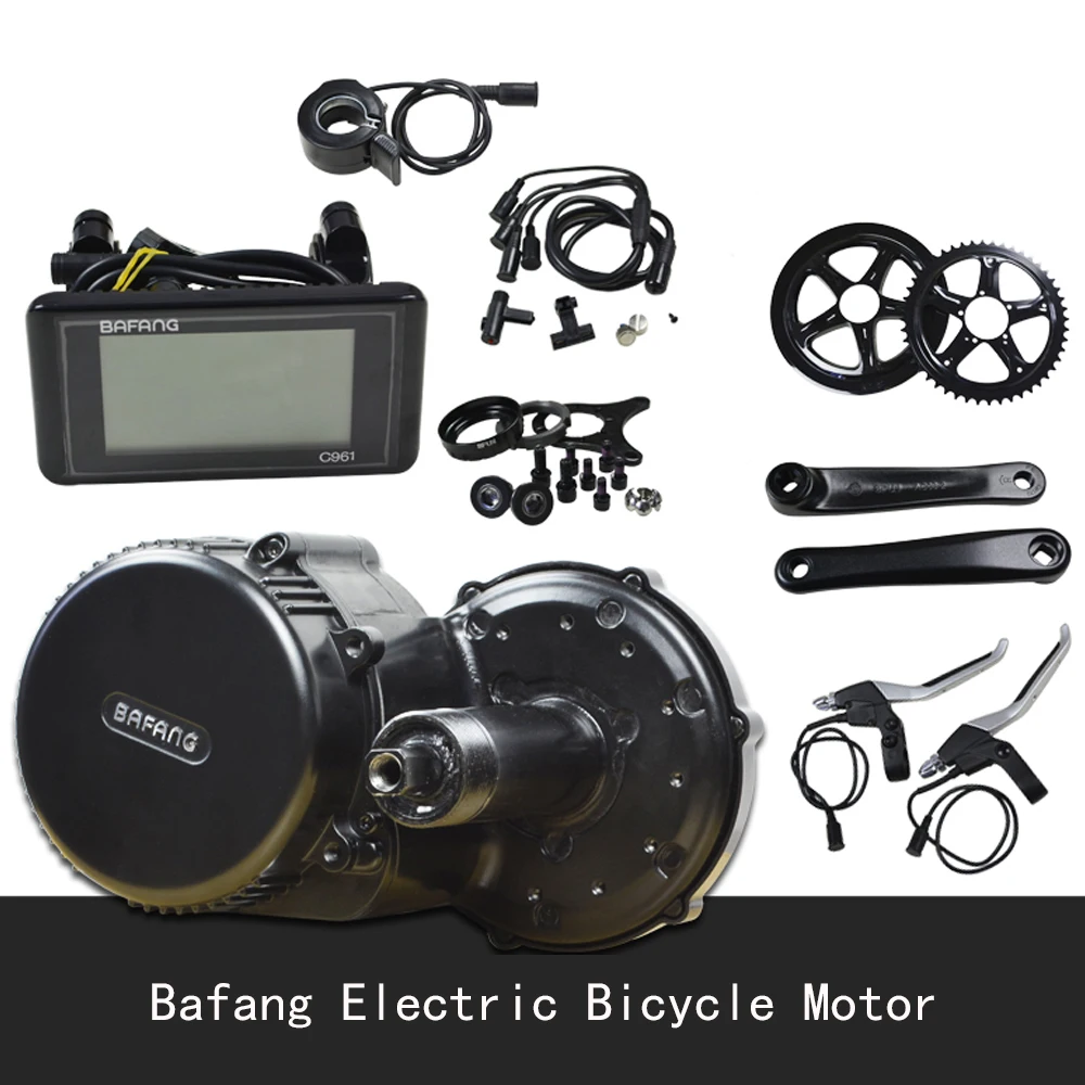 Bafang двигатели для электровелосипедов BBS02 48 в 750 Вт 8fun/bafang мотор BBS02 середине кривошипно двигателя с цветным дисплеем