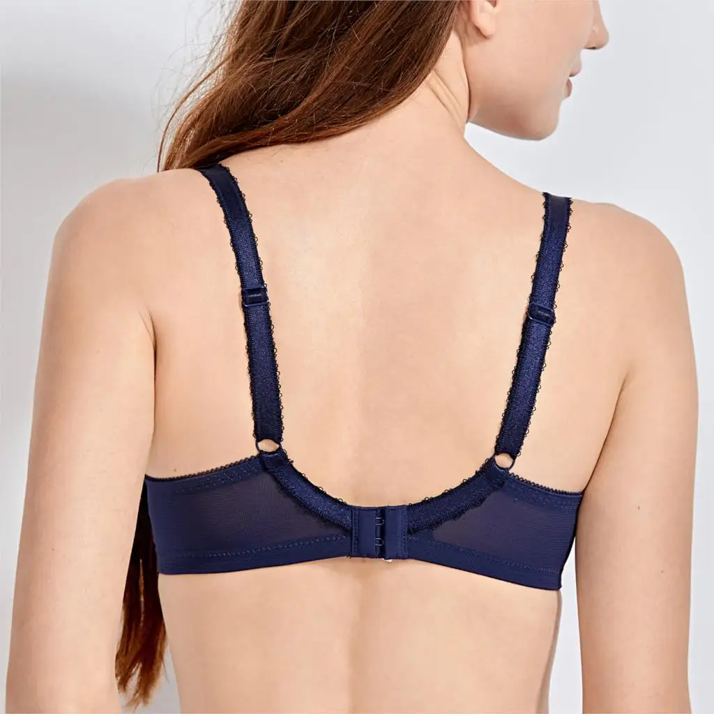 Beste Vrouwen Plus Size Underwire Niet Padded Volledige Cup Kant Balconette Bh 32 44 DD E F G H