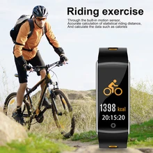 Лучший подарок для бойфренда цветной экран умный браслет с кровяным давлением пульсометр функция фитнес-трекер Смарт-браслет