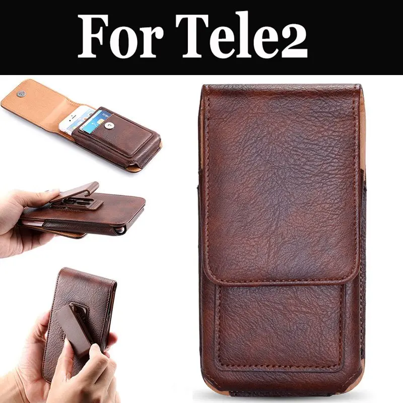 Belt Phone Case Vertical Waist Bag Pouch Holster For Tele2 Midi 1.1 Maxi Plus LTE Mini (1.1) Urban | Мобильные телефоны и