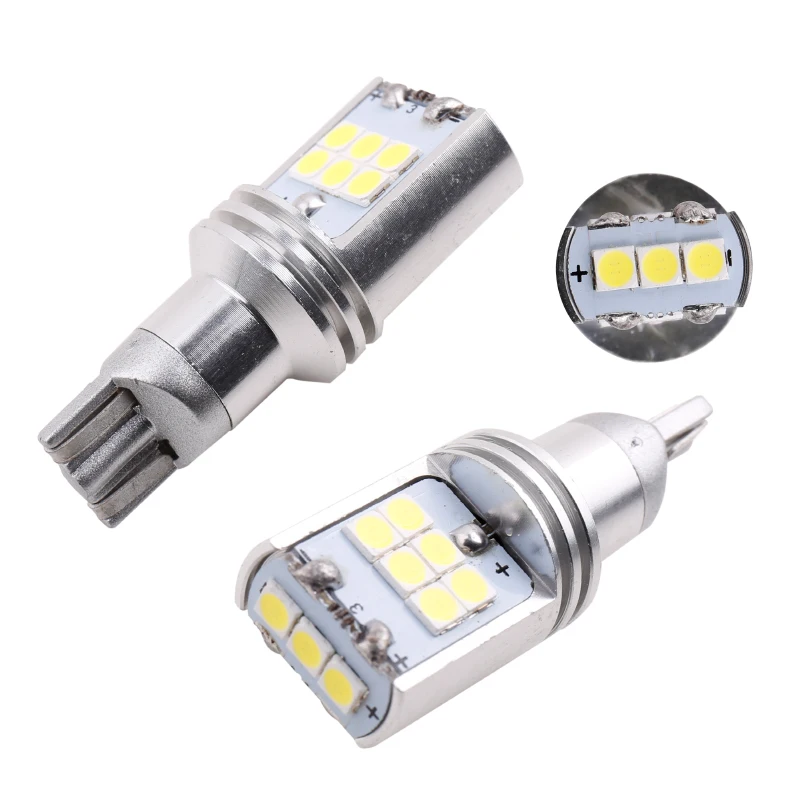 2 шт. Новый T15 W16W 921 912 Запасной свет 3030 светодиодный 15 SMD Автомобильная резервная