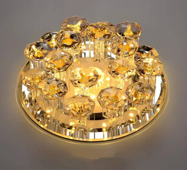 

12W crystal lamps led ceiling light corridor lighting lamps for home lighting abajur lustre led modern lighting led ceiling lamp