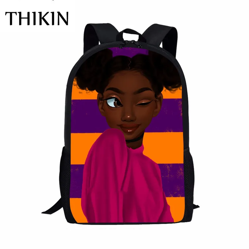 THIKIN школьные сумки для девочек-подростков, традиционные африканские художественные музыкальные сумки для женщин, Южная рюкзак
