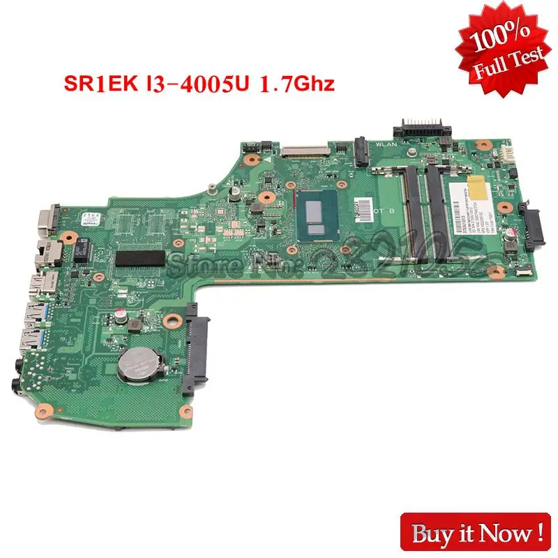NOKOTION V000358100 для TOSHIBA Satellite C70-B C75-B L70-B L75-B Материнская плата ноутбука AR10SU-6050A2631701-MB-A01 I3-4005U Процессор