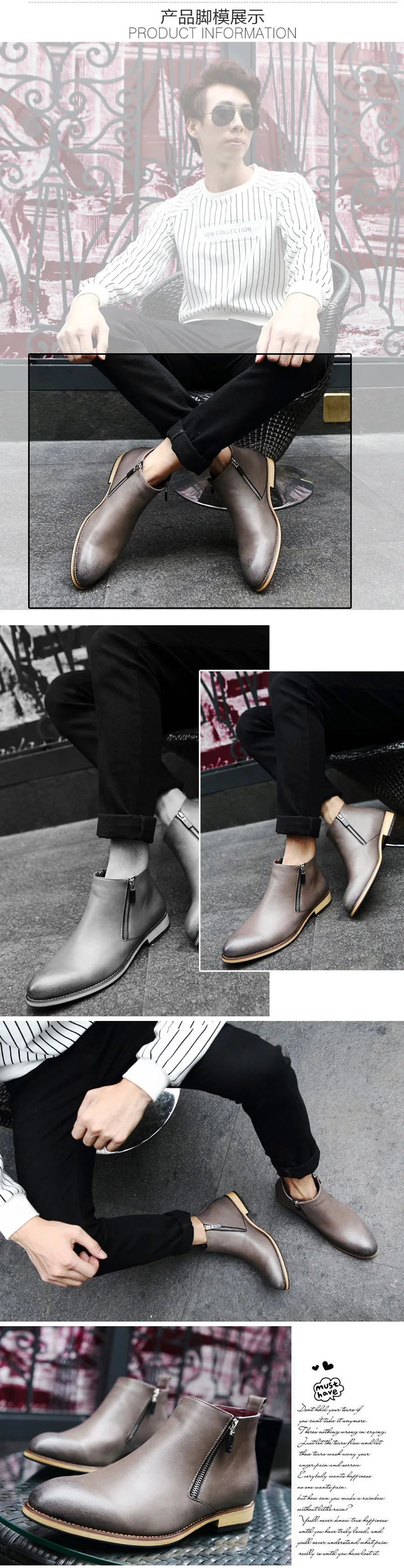 Ботинки из спилка; Мужская обувь; обувь высокого качества на молнии; вечерние туфли-оксфорды в деловом стиле; официальная модельная обувь; сезон осень; мужские ботинки для взрослых; 789