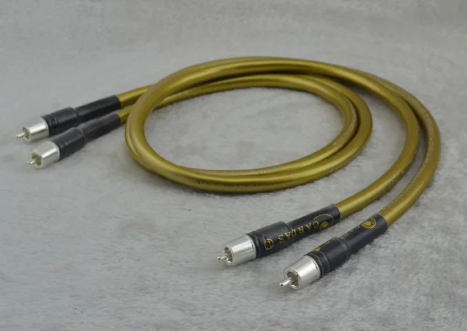 1 Пара Cardas Hi Fi разъем rca кабель Высокое качество из бескислородной меди с покрытием чистой серебро 2RCA to2 RCA