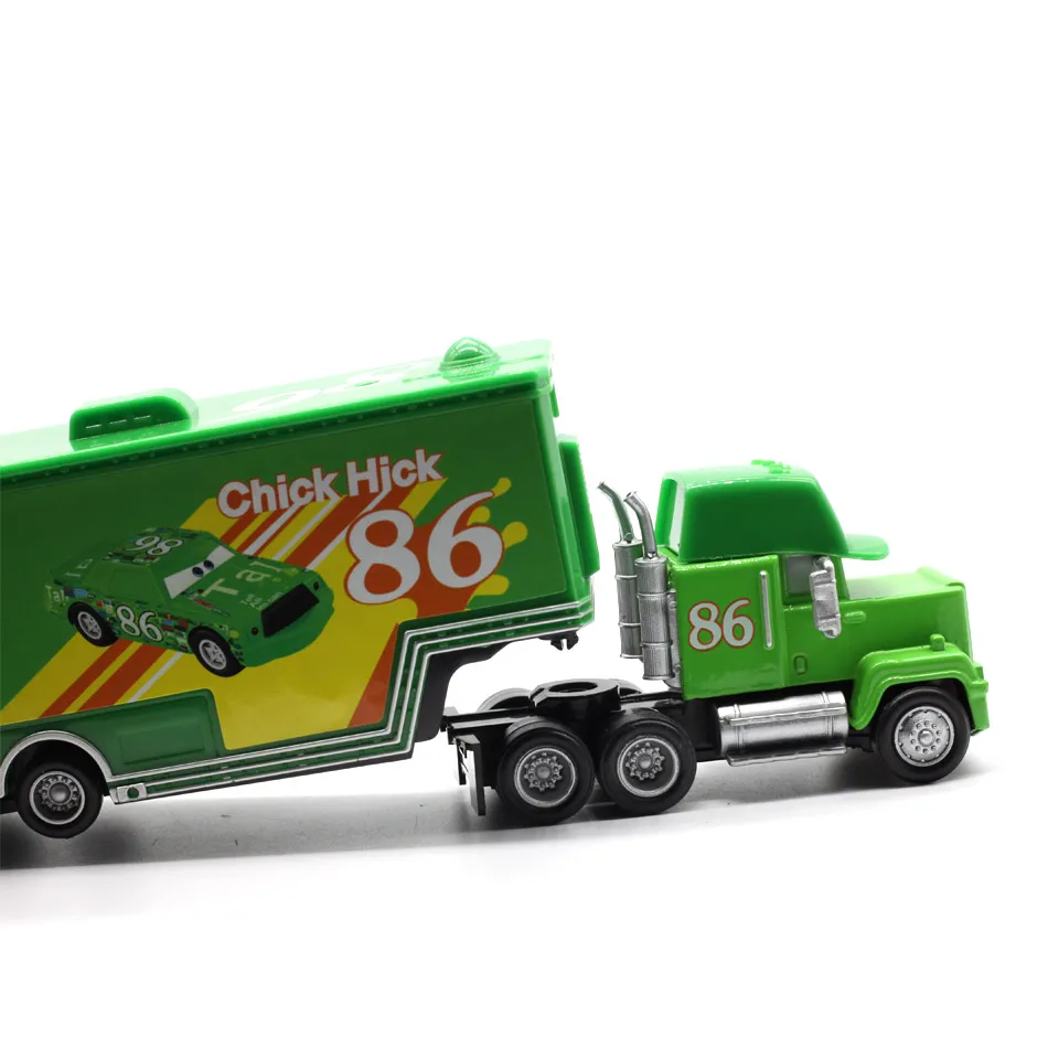 Disney Pixar Тачки 2 игрушки 2 шт. Молния Маккуин мак грузовик король 1:55 литье под давлением металлический сплав Модель Фигурки игрушки подарки для детей