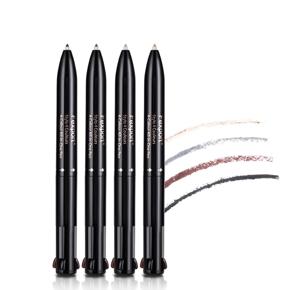 

4 in 1 Multi-functional Automatic Eyeliner Eyebrow Pencil Eyes Makeup Waterproof Sweat-proof Lasting Eye Liner Pen Cosmetic