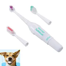 Электрическая зубная щетка для собак, зубная щетка для собак, уход за зубами, щетка для кошек, удобная щетка для собак, случайный цвет