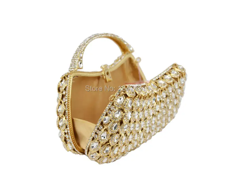 LaiSC новая Золотая Серебряная Роскошная вечерняя сумочка-клатч со стразами с фиксированной ручкой вечерняя сумка высшего качества со стразами вечерняя сумочка SC80
