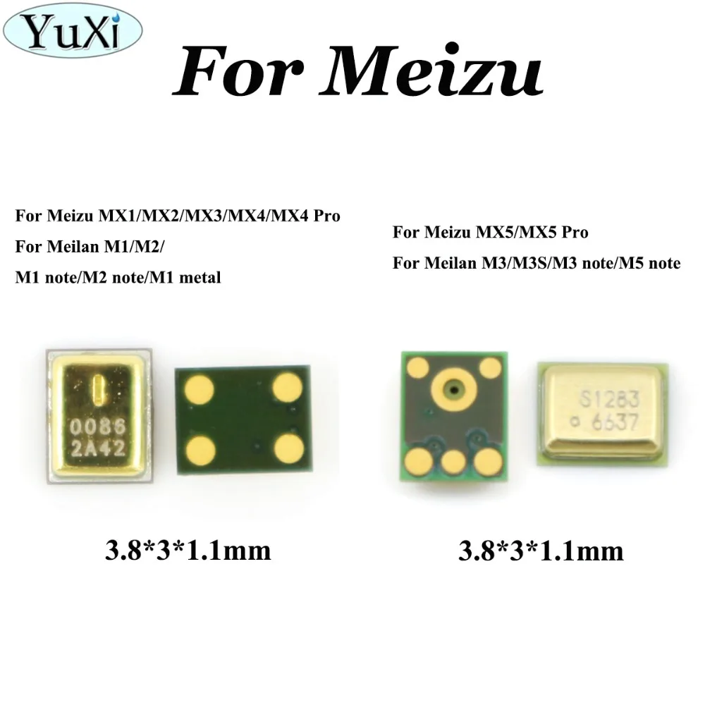 

YuXi For Meizu MX1 MX2 MX3 MX4 MX5 Pro For Meilan M1 Metal M1 M2 Note M3 M3S M5 Note Microphone Mic Inner Receiver Repair Part