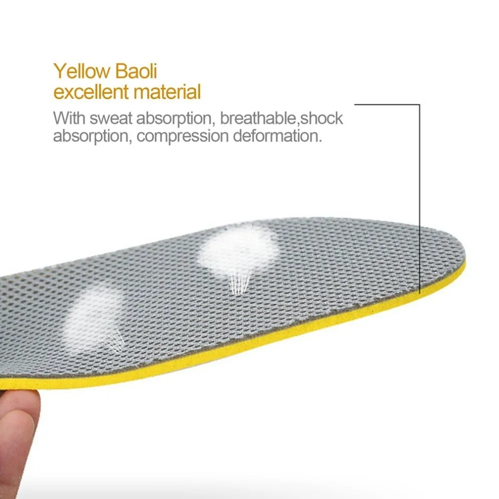 1 Pair Sports Shoes Insoles Orthotic Flat Foot Arch Support Cushion Breathable Shockproof Activities Insoles foot 1 1 Pair Sports Shoes Insoles Orthotic Flat Foot Arch Support Cushion Breathable Shockproof Activities Insoles foot 5