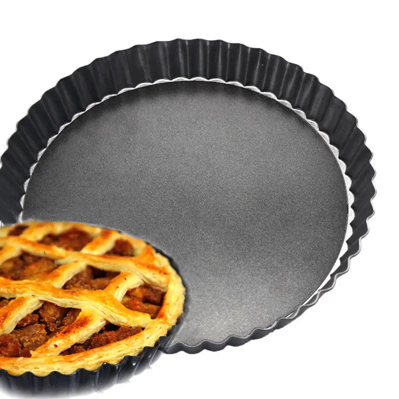 

9 Inch Round Deep Dish Pizza Pan Non-stick Pie Tray Baking Mould Kitchen Tool