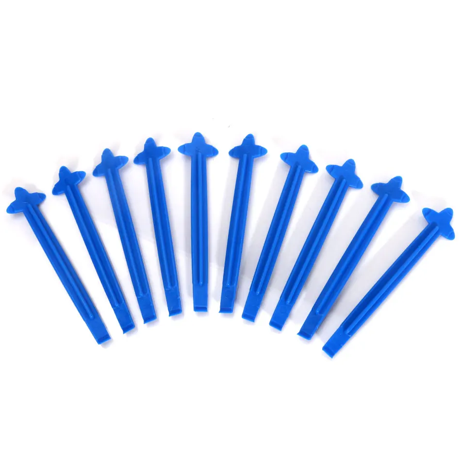 

DIYFIX 10Pcs 4" Durable Triangle Nylon Plastic Spudger Pry Opening Crowbar for Mobile Phone Tablet Disassemble Repair Tool Set