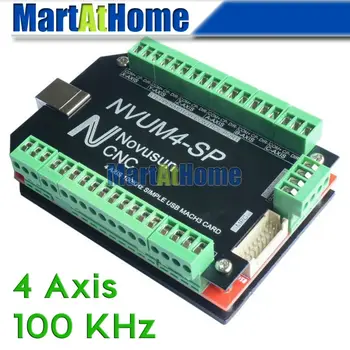 

CNC Router Simple 100KHz 4 Axis Mach3 USB Motion Control Card Breakout Board #SM756 @SD
