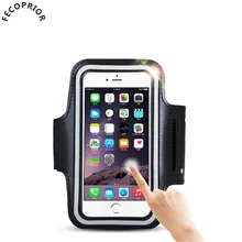 Fecoprior повязки для iPhone SE 5 5S 5C iPhone5 спортивный чехол БЕГОВОГО крышка Рюкзаки тренажерный зал Браслет Bolsa Brassard Baseus