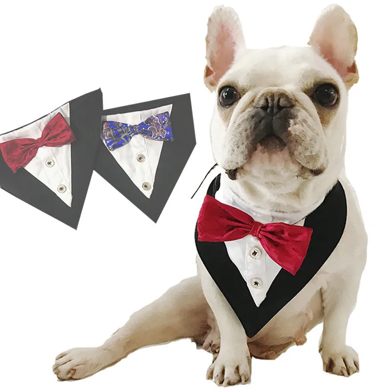

Dog Necktie Pet Dog Wedding Costume Bow tie Collar Adjustable Pet Tie Male Dog Accessories Drop Shipping Pet Products