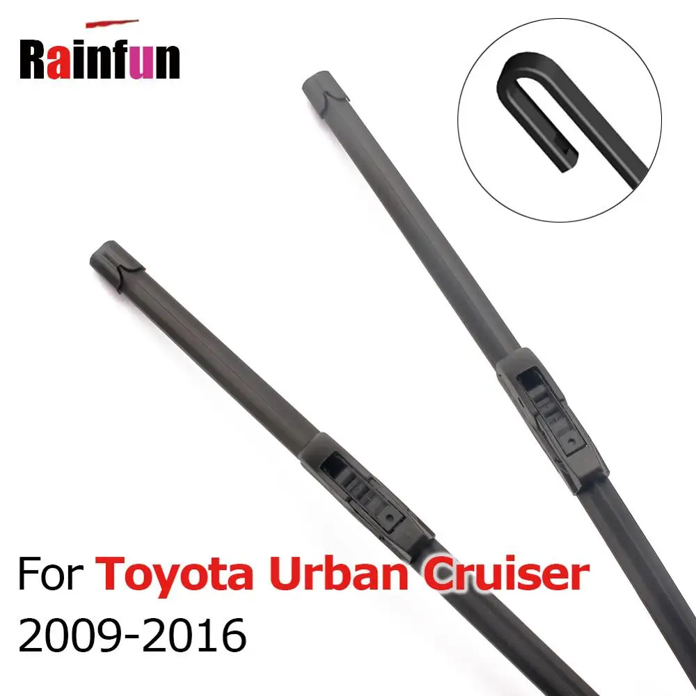 RAINFUN стеклоочистителей для Toyota Urban Cruiser 2009 2010 2011 2012 2013 автомобиля лобового стекла стеклоочистители 24& 14 дюймов
