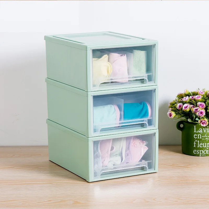 Продажа Многожильный портативный пластиковый ящик для хранения нижнего белья, органайзер для ящика шкафа, органайзер для косметики, различные пред...
