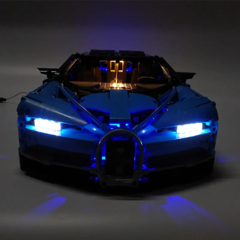 Светодиодный светильник для 42083 совместимый с 20086 Bugatti Chiron Technic строительные блоки