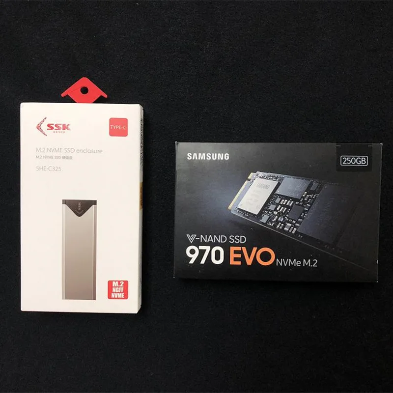 SSK HE-C325 алюминиевый M.2 NVMe SSD корпус адаптер USB3.1 type-C чехол для жесткого диска внешний корпус NGFF NVMe S2242/2260/2280