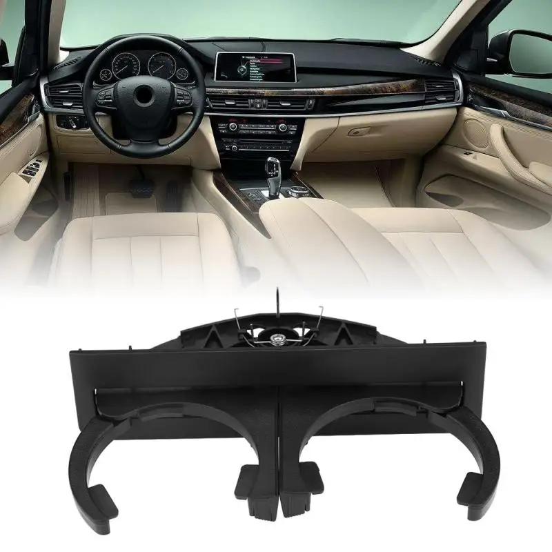 Rear Cup Holder Bracket Dual Hole Center Console For Bmw E39 528 525
