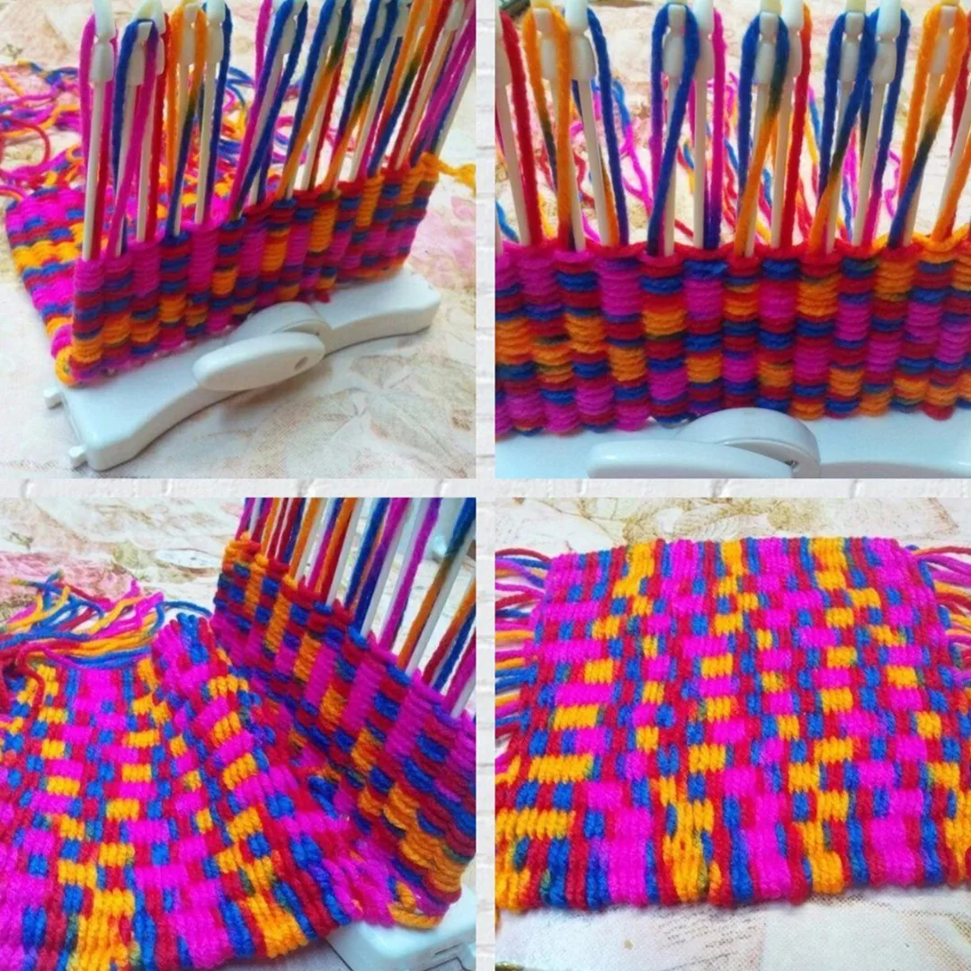Newest Scarf Knitting Machine Knitting Loom Knit Hobby Tool Kits Craft Needlework