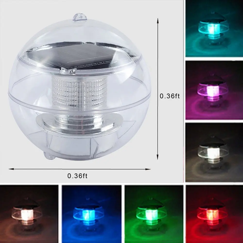 rgb waterproof floating globe light great for night light floating solar globe lights