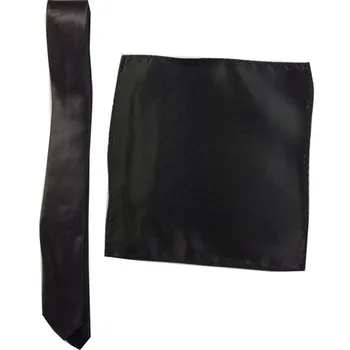 

New 24 Colors Man Polyester Silk Pocket Square Tie Suit Set Hanky Groom Wedding Suits Business Handkerchief Necktie FR186711