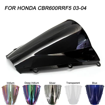 

Black Motorcycle Motorbike Windshield Double Bubble Windscreen Wind Deflectors For Honda CBR600RR F5 CBR 600RR F5 2003-2004 2003