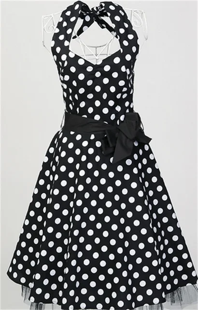 black and white polka dot wedding dress