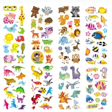 6pcs/lot 3D Puffy Bubble dinosaurs Stickers Cartoon Foam Fish animal Sticker for Kids Cute DIY Scrapbook refrigerator Stickers 6pcs/lot 3D Puffy Bubble dinosaurs Stickers Cartoon Foam Fish animal Sticker for Kids Cute DIY Scrapbook refrigerator Stickers