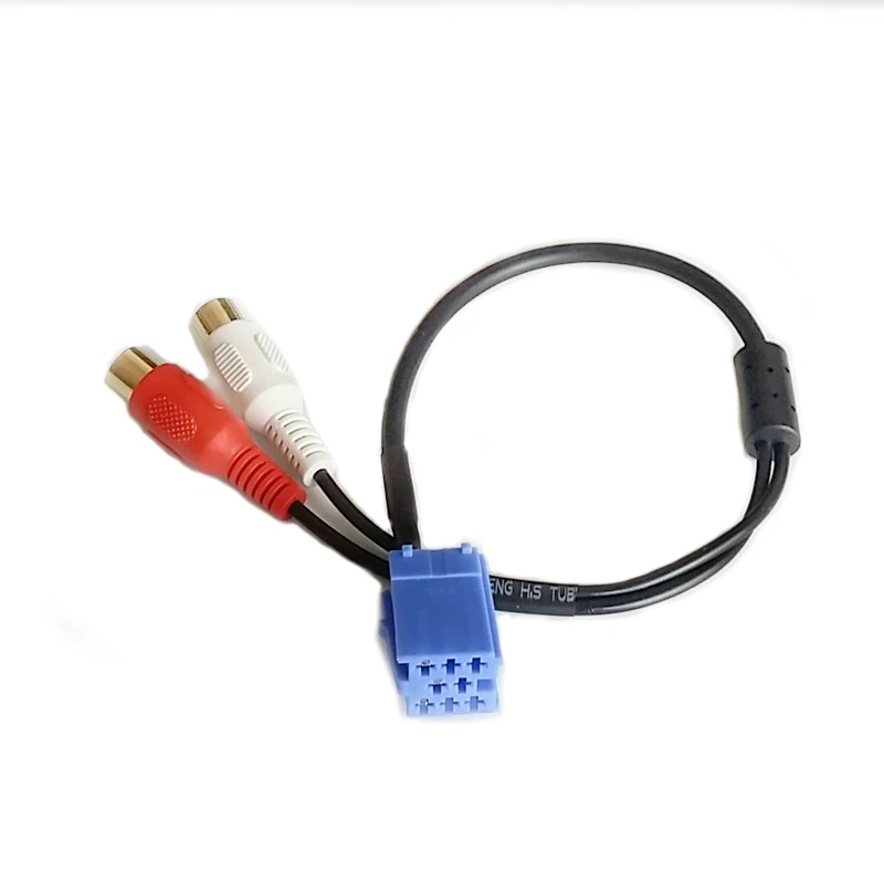 Biurlink для радиоприемника VW 8 контактный разъем ISO переходник аудиокабеля RCA Aux|aux cable