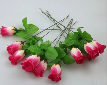 

SPR small tea rose single branch 20PCS/LOT 5colors high- grade Simulation silk flower WEDDING FLOWERS Bride holding flowers