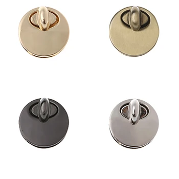 

Round Shape Metal Twist Lock DIY Bag Purse Luggage Accessories Switch Button