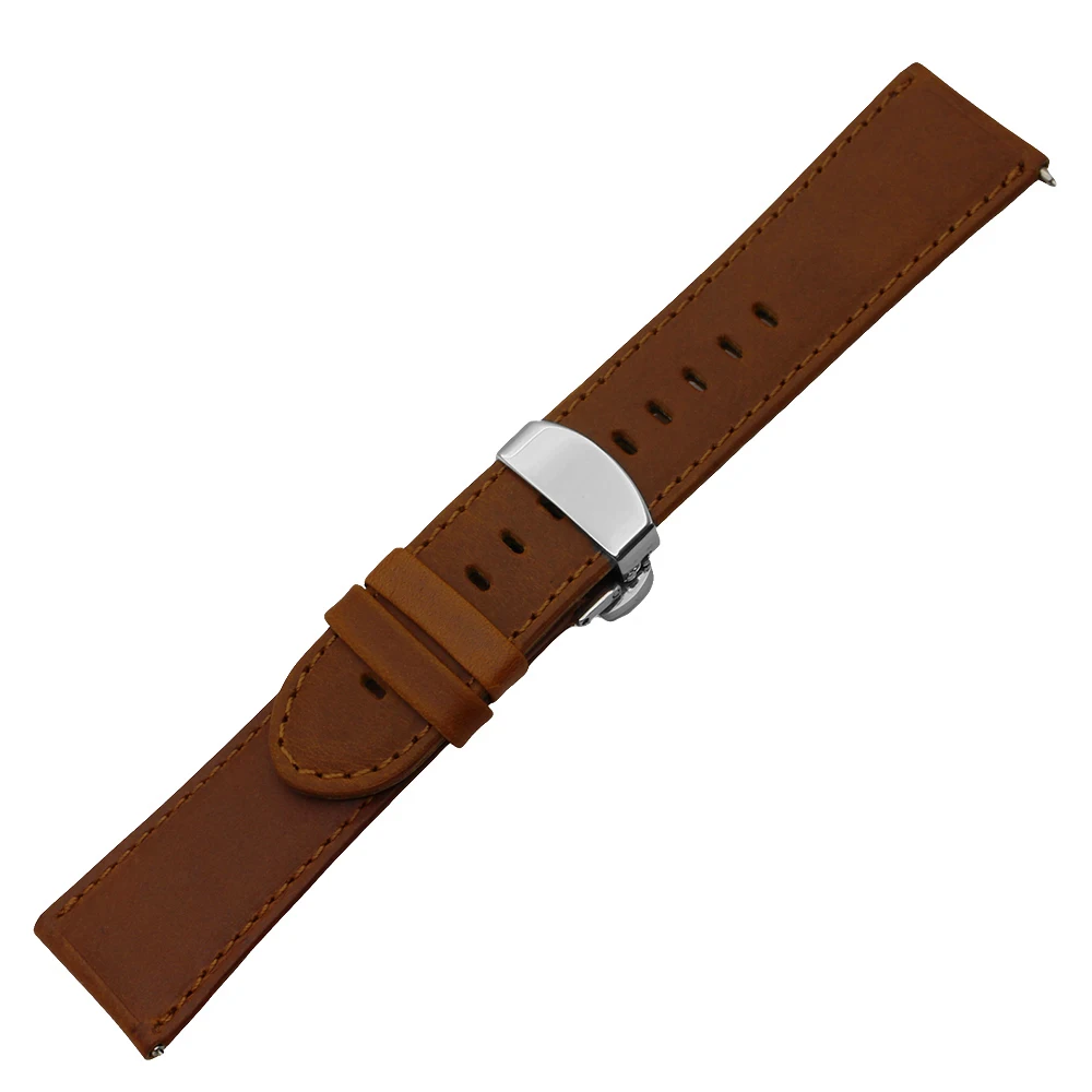Ремешок для часов из натуральной кожи LG G Watch W100/W110/Urbane W150 22 мм мужчин и женщин